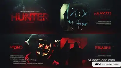 Halloween The Hunter Opener Openers template preview