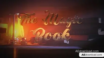 The Magic Book Video Displays template preview
