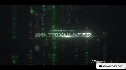 The Matrix Opener Openers template preview