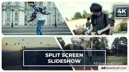 The Multiscreen Opener | Split Screen Gallery | Dynamic Intro Openers template preview