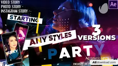 The Music Party v1 Openers template preview