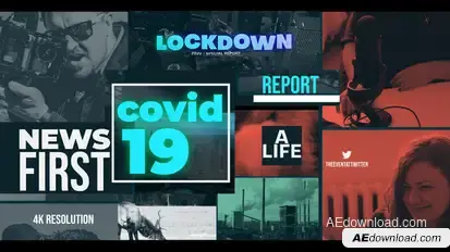 Coronavirus Covid-19 - News Trailer broadcast-packages template preview