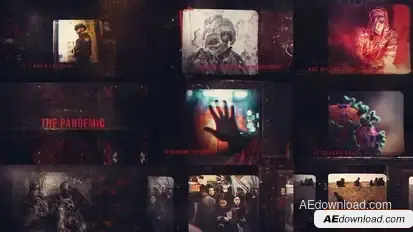 The Pandemic Montage Openers template preview
