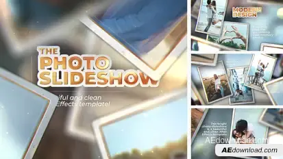 The Photo Slideshow Video Displays template preview
