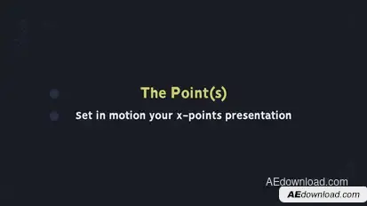 The Point(s) Titles template preview