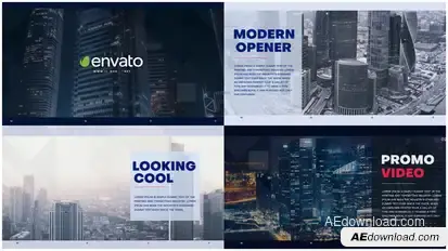 The Presentation Video Displays template preview