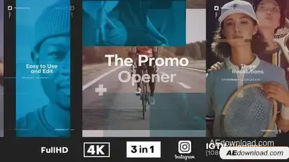 The Promo Opener Openers template preview