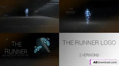 Videohive The Runner Logo Logo Stings template preview