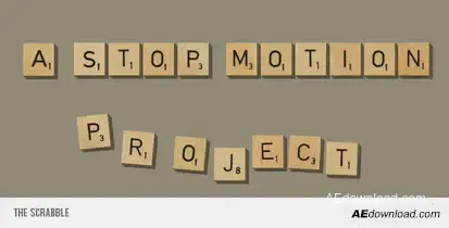 The Scrabble Titles template preview