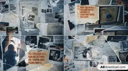 The Shatter Glasses Documentary Openers template preview