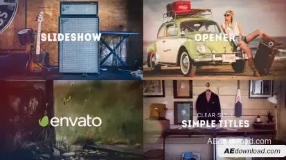 Travel Summer Slideshow Video Displays template preview