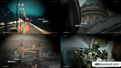 The Slideshow Video Displays template preview