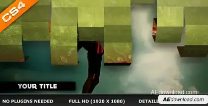 The SlideShow Video Displays template preview