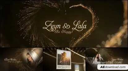 The Story of Love | Valentines day | Wedding Elements template preview