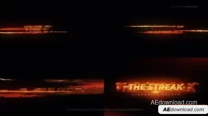 The Streak Cinematic Opener Openers template preview