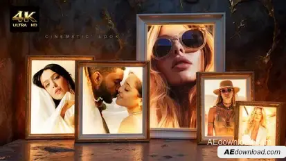 The Timeless Frames Video Displays template preview