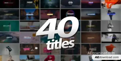 The Titles - 40 Trendy Titlels Titles template preview