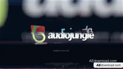 The Ultimate Glitch Logo Intro V3 | Digital Damage Logo Stings template preview