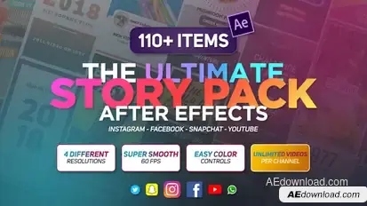 The Ultimate Story Pack - AfterEffects Openers template preview