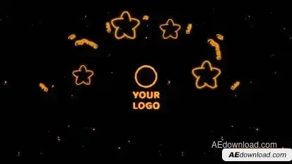 The Unfortunate Star - Funny Hand Drawn Logo and Text Reveal Logo Stings template preview