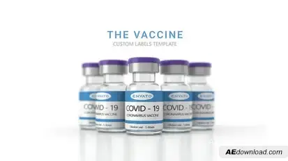 The Vaccine - Covid 19, Corona Virus Mockup or Presentation Product Promo template preview