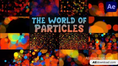 The World of Particles for After Effects Elements template preview