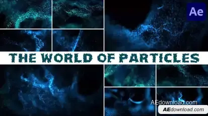 The World of Particles for After Effects Elements template preview