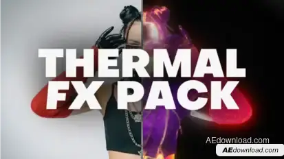 Thermal FX Pack: Heatmap, Thermal & X-Ray Vision Toolkit for After Effects Elements template preview