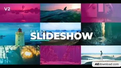 This is Slideshow Video Displays template preview