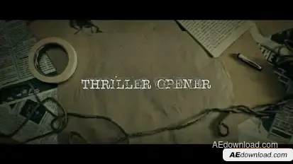 Thriller Opener 4K Openers template preview