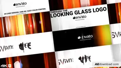 Through the Looking Glass Logo v2 Logo Stings template preview
