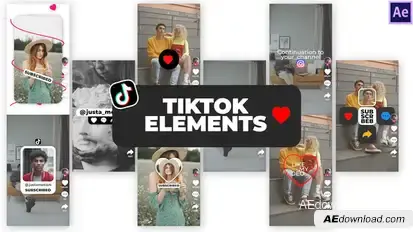 TikTok Elements Elements template preview
