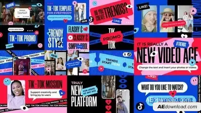 TikTok Promo Openers template preview