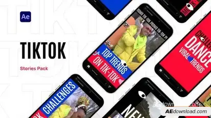 Tiktok Stories Pack Product Promo template preview