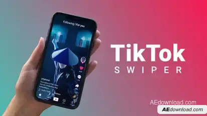 TikTok Swiper Video Displays template preview