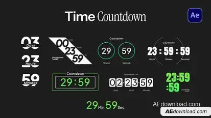 Time Countdown Elements template preview