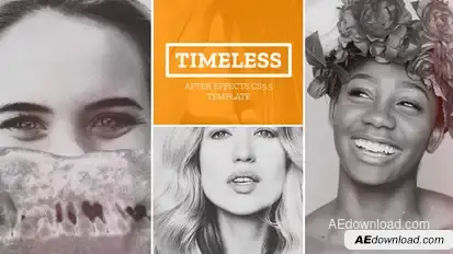 Timeless - Parallax Gallery Video Displays template preview