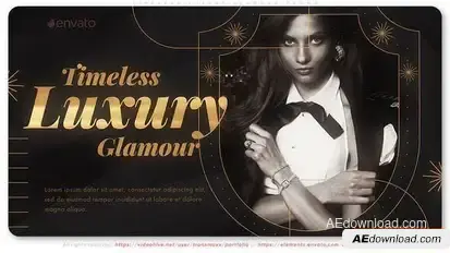 Timeless Luxury Glamour Promo Openers template preview