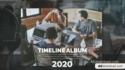 Timeline Album Openers template preview