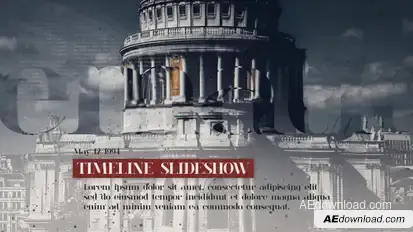 Timeline Slideshow Video Displays template preview