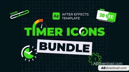 Timer Icons Elements template preview
