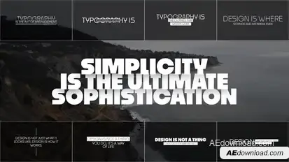 Title Animation Titles template preview