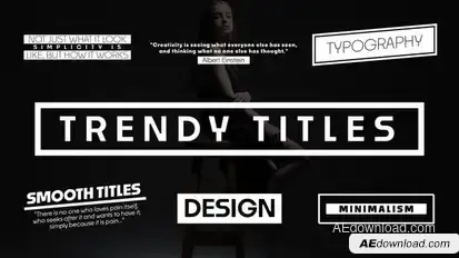 Title Animation Titles template preview