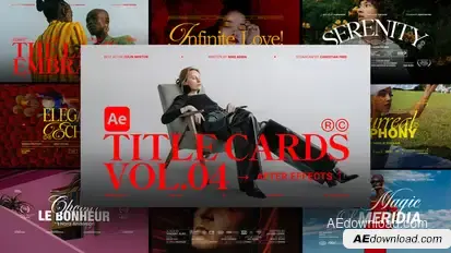 Title Card Vol. 04 Ae Titles template preview