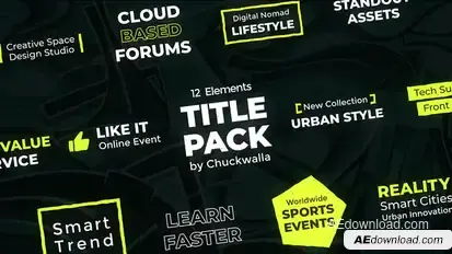 Title Pack Titles template preview