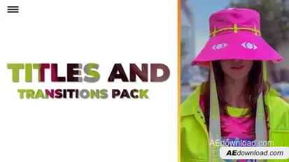 Title Transitions Elements template preview