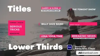 Titles & Lower Thirds Titles template preview