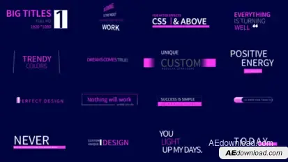 Titles Titles template preview