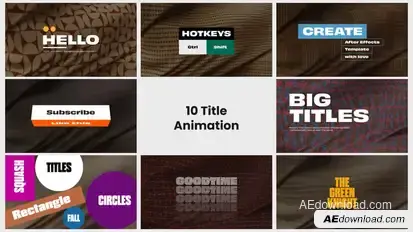Titles - Cloth Simulation Backgrounds Titles template preview