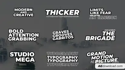 Titles | AE Titles template preview